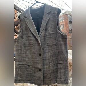 Jones New York Tweed Tailored Vest / Veste Sans Manches Taille 16 Femme